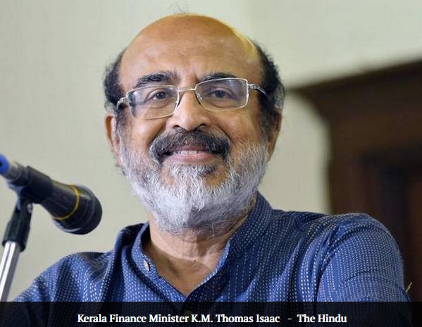 TM Thomas Isaac, Kerala Finance Minister and a trained economist, interviewed by AM Jigeesh (The Hindu Business Line)